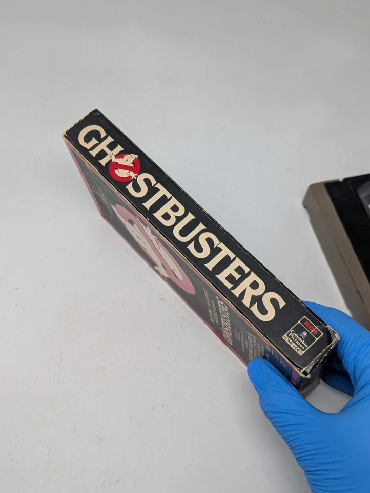 Ghostbusters VHS RCA Columbia Pictures 1984 Red Border Embossed 1st Edition Foto 4 de 4