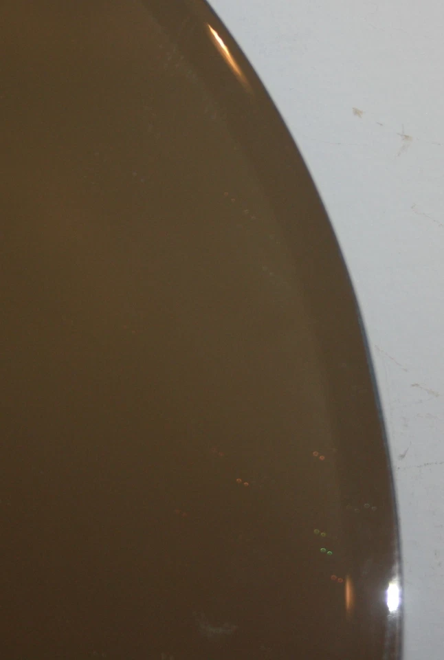 Centro de mesa espejo borde biselado redondo 12,5" Foto 3 de 4