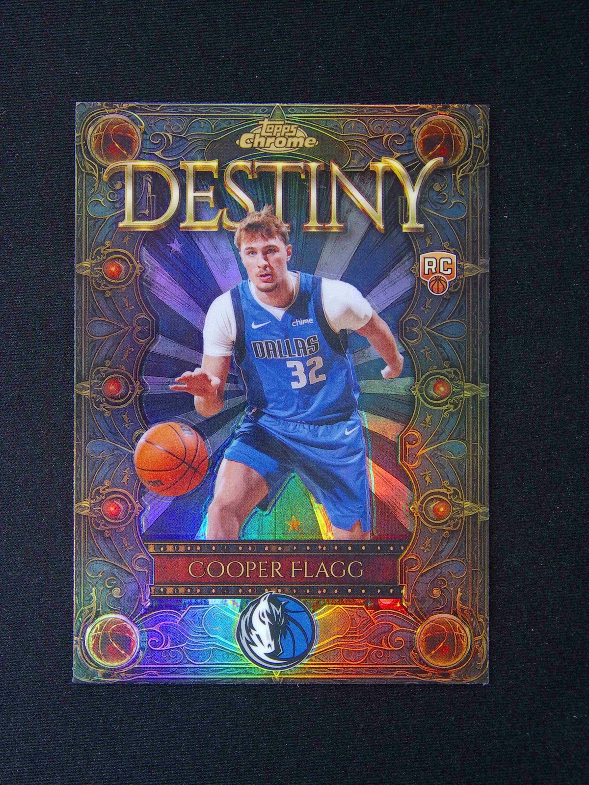2025-26 Topps Chrome Cooper Flagg #1 RC Rookie Destiny Refractor