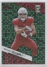 2023 Panini Donruss Elite Rookies Green Disco Michael Wilson #170 07rd