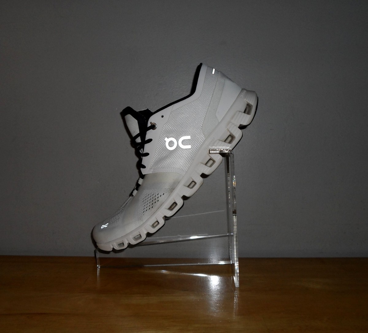 On Cloud X 2.0 Cloudtec Helion White & Black Running Shoes Men's