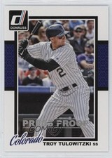 2014 Panini Donruss Press Proof Silver 25/199 Troy Tulowitzki #70 g1d