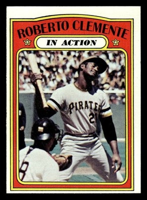 1972 Topps Baseball #310 Roberto Clemente (In Action) EX/MT *e2