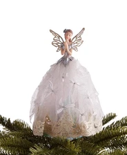 Holiday Lane Lace-Trimmed Fairy Tree Topper