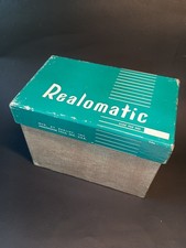 REALIST REALOMATIC Slide File Empty Box Vintage Photography Storage Collectible