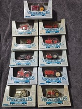 Ertl- Vintage Vehicles Tractor Lot Of 11 Ford,farmall,case,fordson,massey Harris