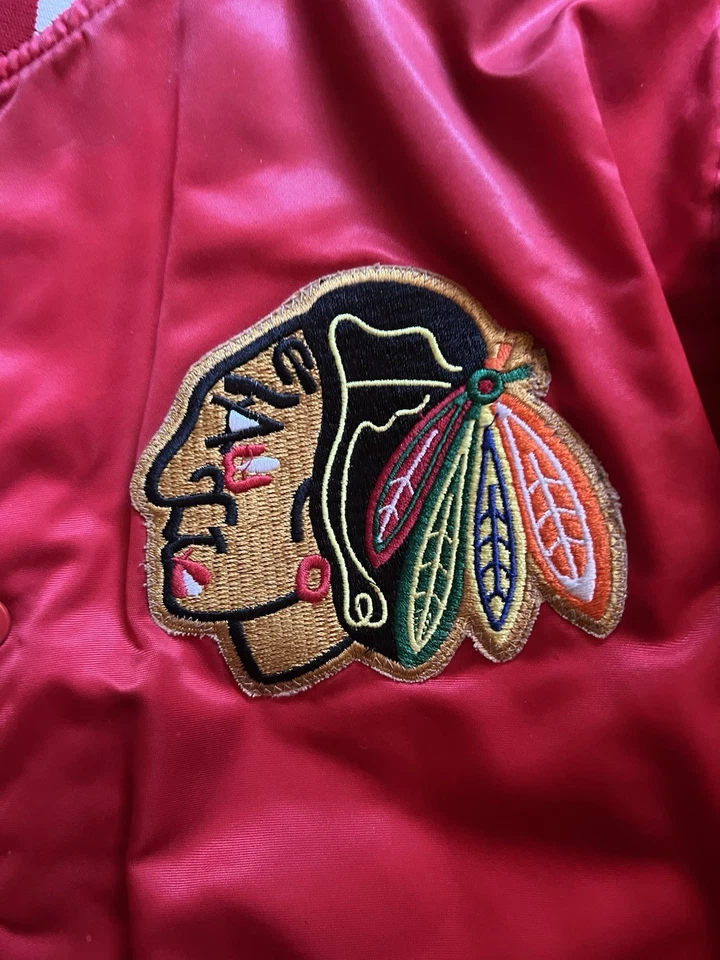 Куртка стартовая Chicago Blackhawks красная НХЛ большая - Изображение 2 из 4