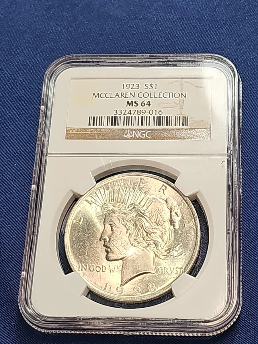 MS 64 Graded 1923 Year Peace Dollars (1921-1935) for sale | eBay