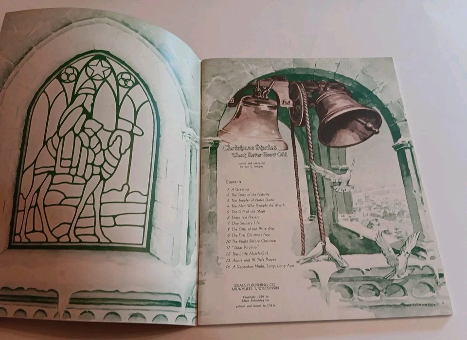 Christmas Stories That Never Grow Old, 1959 by Ideal Publications, Paperback Foto 4 de 4