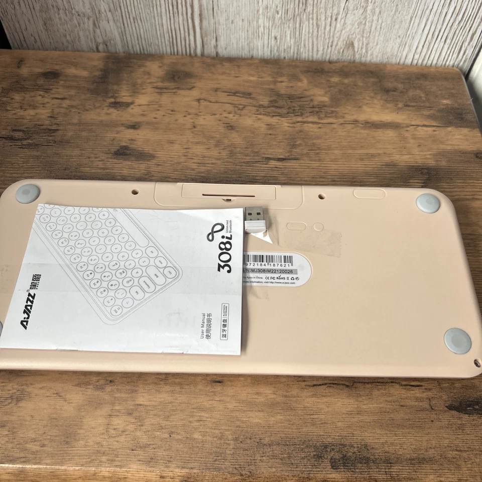 Ajazz 308i Bluetooth 3.0 Wireless Keyboard 84 Round Keys for Windows/iOS/Android - Image 4 of 4