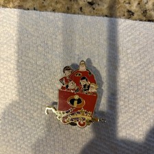 Disney WDW 2007 Disneyland The Incredibles Mine Cart Pin