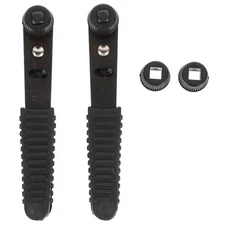 2 Pcs Adjustable Ratchet Spanner Ratcheting Wrenches Labor Saving