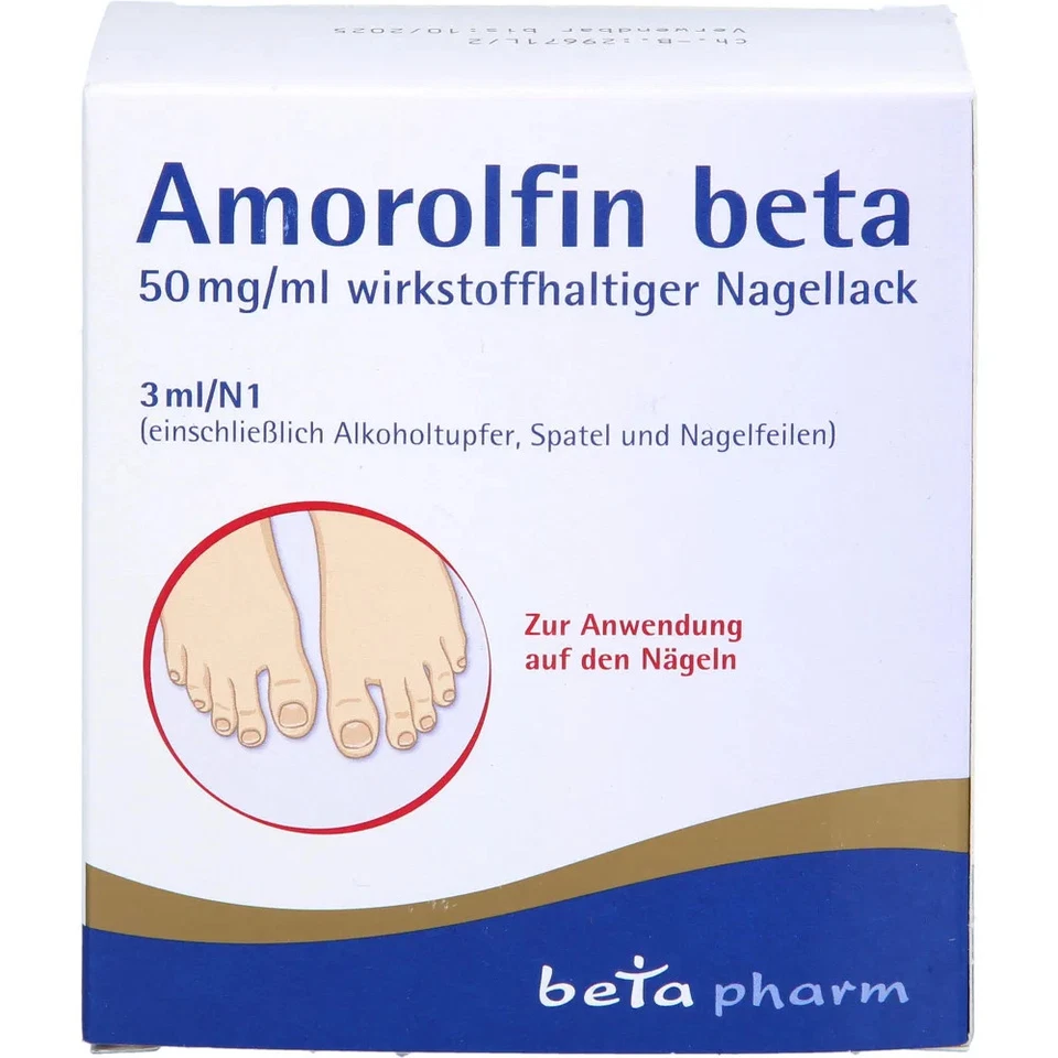 BETAPHARM ARZNEIMITTEL GMBH Amorolfin Beta 50 Mg/ml Wirkstoffhalt.nagellack 3ml - 15306704