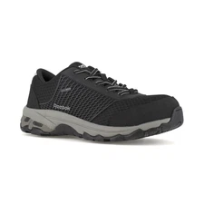 Reebok Work Men's Heckler Composite Toe ESD Seamless Athletic Work Shoe Black -