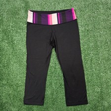 Lululemon Pants Women's Size 8 Black Capri Compression Lightweight Run Gym