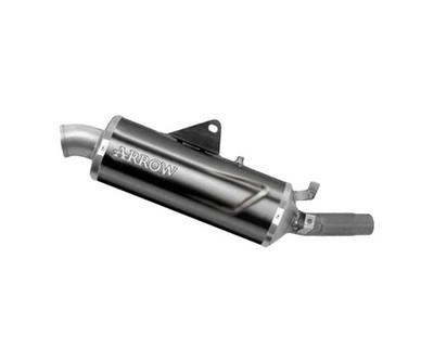Exhaust Muffler Arrow Indy Race Allum Dark / Inox Ducati Desert X950 2022 2024