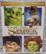 BLU-RAY Shrek 4-Movie Collection Anniversary Edition NEW SEALED