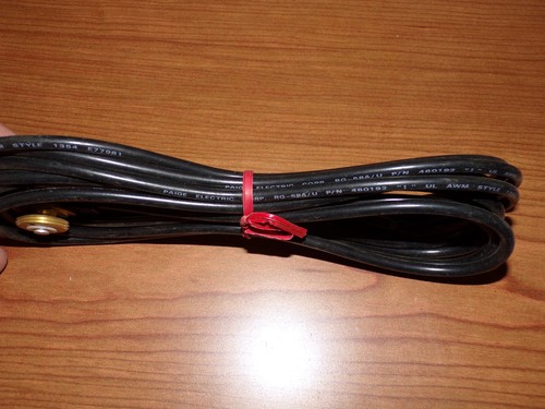 Paige Electric RG 58A/U P/N460192 Awm Style 1354 3/4 Hole Coax Cable - Picture 3 of 4