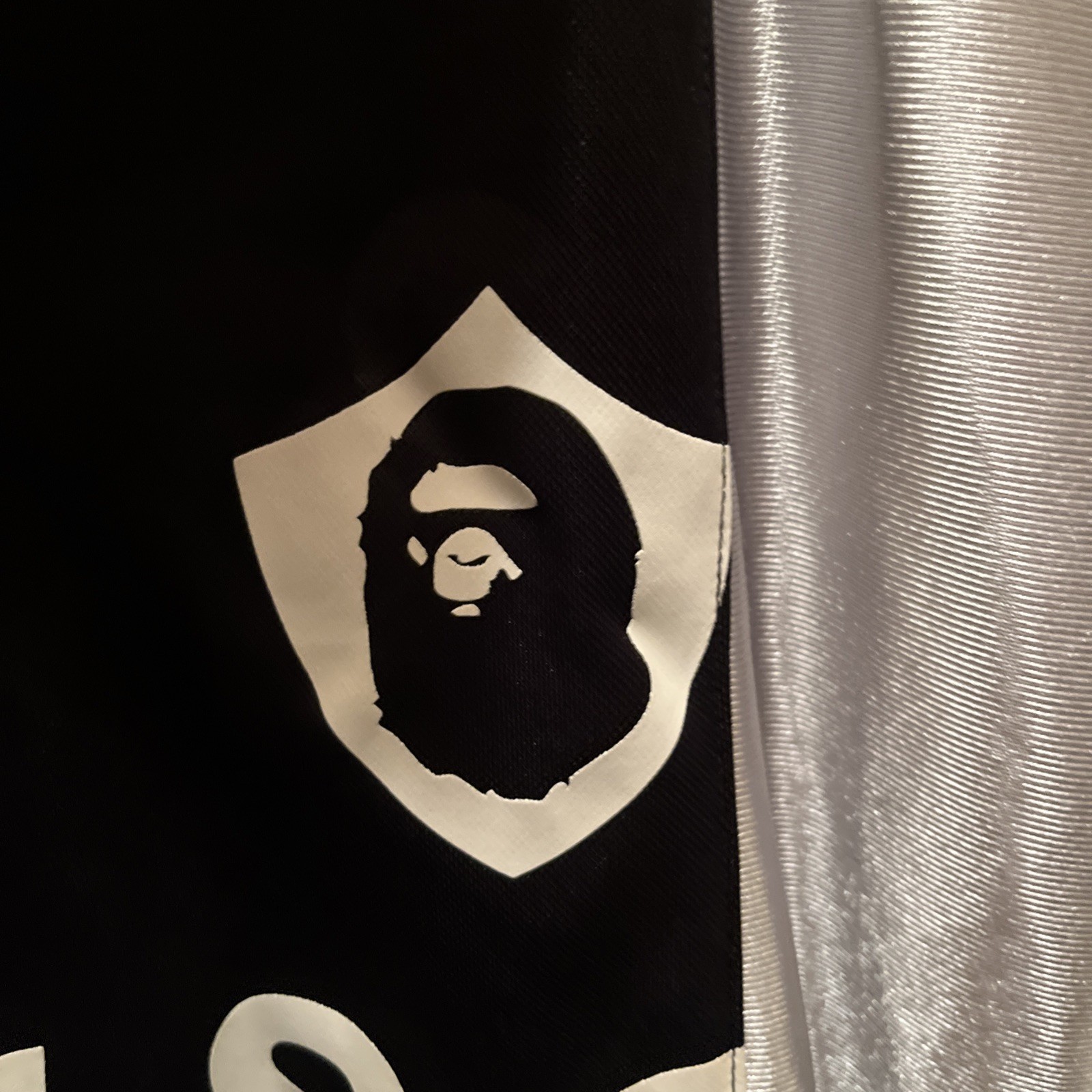 BAPE Black & White Checkered Caesar Game Jersey F… - image 4