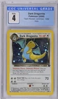 Pokémon 2000 Dark Dragonite Holo Team Rocket #5 CGC 4