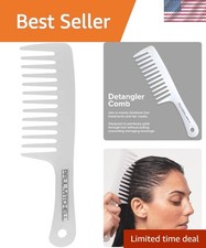 Luxury Wide Tooth Detangler Comb for Effortless Wet or Dry Hair Styling