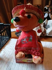 NIB PBC Pancho Chihuahua Feliz Navidad Animated Singing Musical Dog Plush 14"
