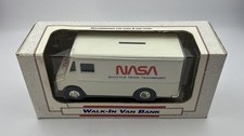 1989 ERTL NASA Shuttle Team Transport 1:43 Walk-In Van Bank #9467 Boxed
