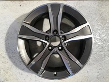 1x Alufelge 17 Zoll 7.0" 5x112 48 5ET A2054010800 Mercedes-Benz W205 Rim Wheel