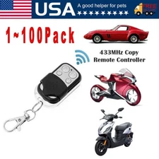 Universal Cloning Electric Gate Door Garage Remote Control Key Fob 433mhz Cloner