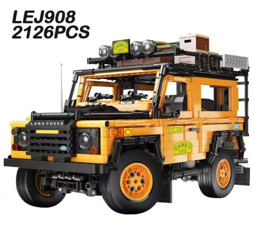 Techniker Land Rover Defender "Camel Edition" Baustein Set 2126 Teile - Bild 3 von 7