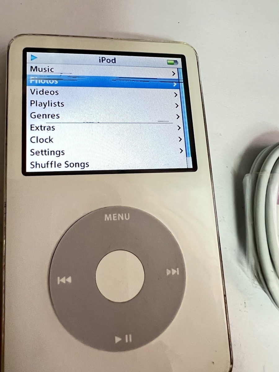 Apple iPod Classic 5th Gen. 30GB - white A1136 | eBay