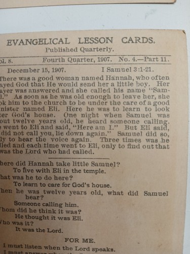 20 tarjetas coleccionables antiguas de finales de 1800 y principios de 1900 con imágenes religiosas estudio bíblico - Imagen 16 de 16