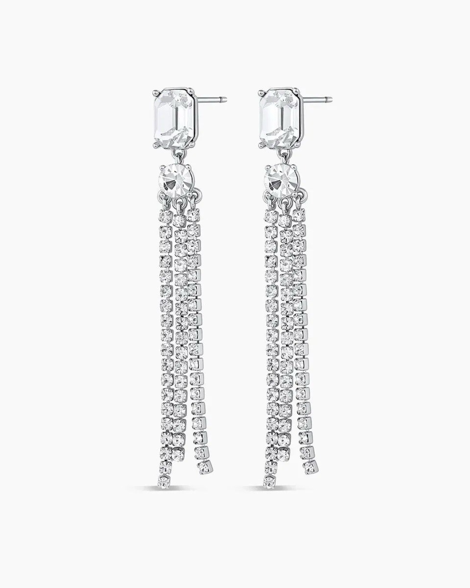 NEW Gorjana KINGSTON Tiered Drop Earrings