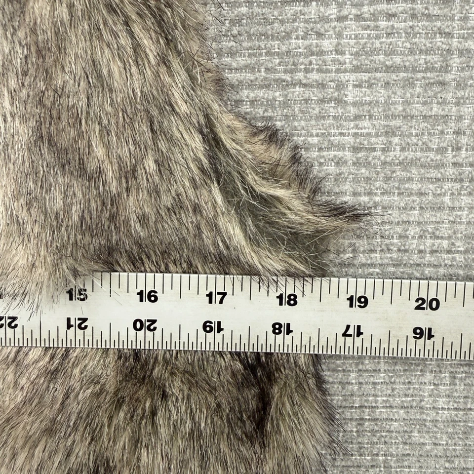 Chaleco con Capucha Surell for Bloomingdales Mujer Piel Sintética Gris Negro Talla S/M Bolsillos Foto 4 de 4