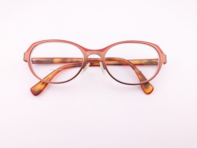 You's Amsterdam Eyeglasses, Frames Only, Mod.1111 Col.35 Copper/Red, 52-17-135