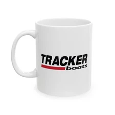 Tracker Boats Mug 11oz – Fishing Coffee Cup Gift for Anglers and Boat Owners