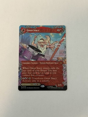 Gwen Stacy (0209) (Borderless) Marvel's Spider-Man Foil | eBay