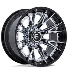 Fc402 Catalyst Fuel Wheels 20x10 Chrome With Gloss Black Lip Rims 4pcs C3