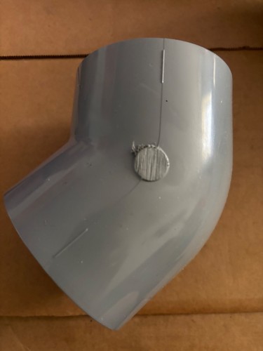 3” GF Pipe Systems 45 Degree CPVC Elbow socket weld new fast shipping