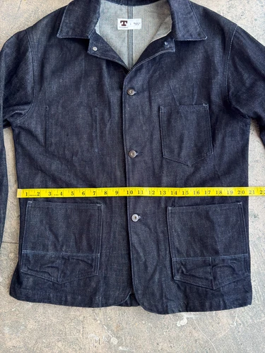 Tellason Palmer Denim Jacket - L - USA - 14.75oz Cone Mills White Oak - Rare image 11