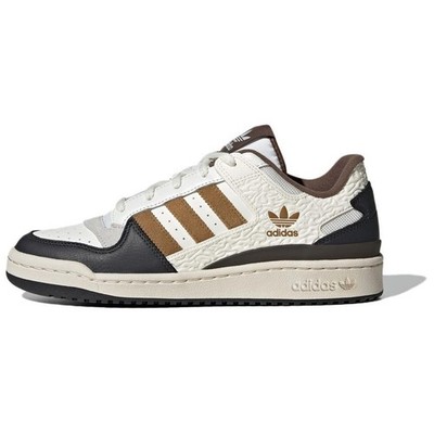 Adidas Originals FORUM Abrasion Resistant Low Top Skateboard Shoes Unisex White