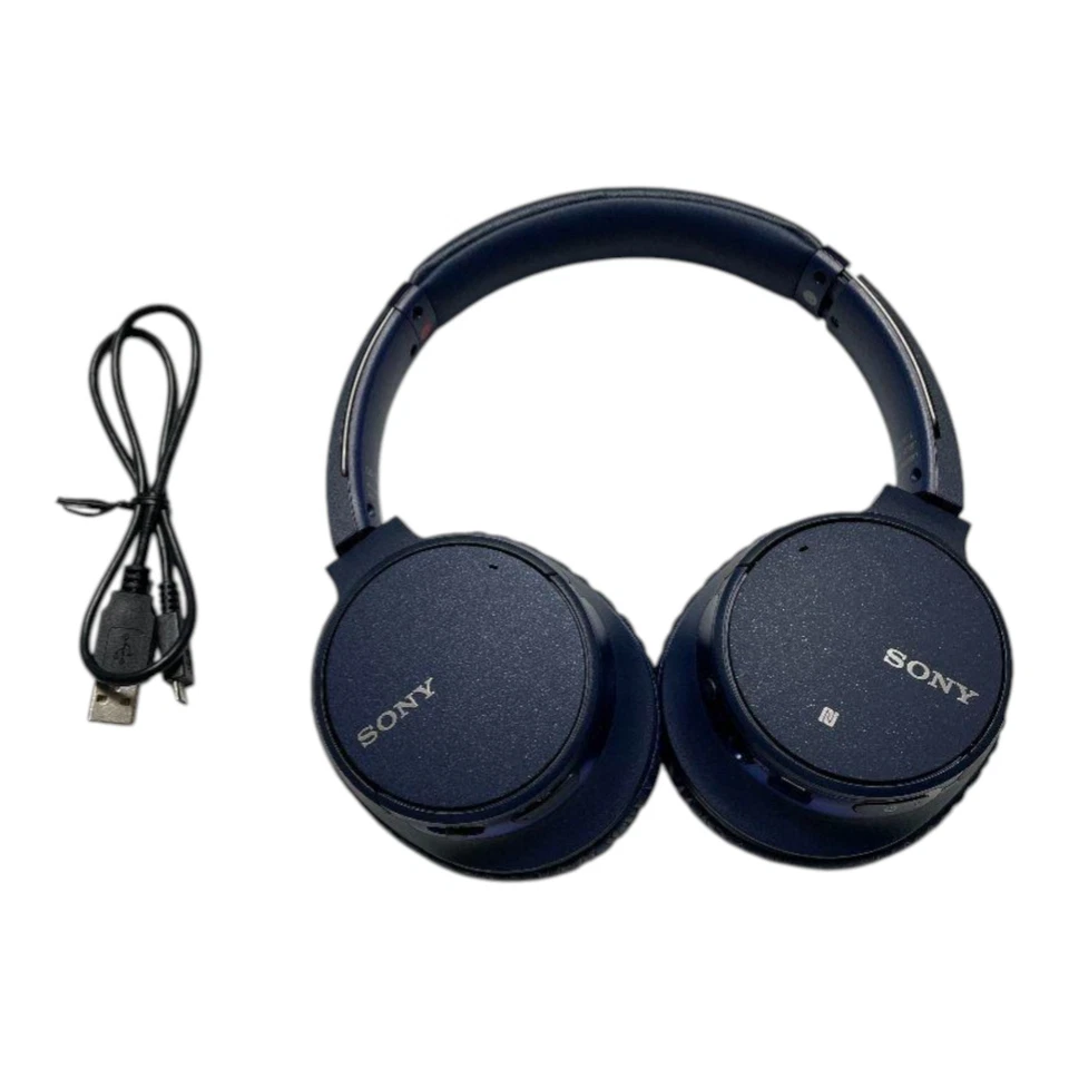 Auriculares inalámbricos Sony WH-CH700N con cancelación de ruido azules Foto 2 de 4