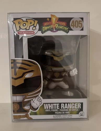 Funko Pop! Television Power Rangers White Ranger #405 Vinyl Figure Vaulted