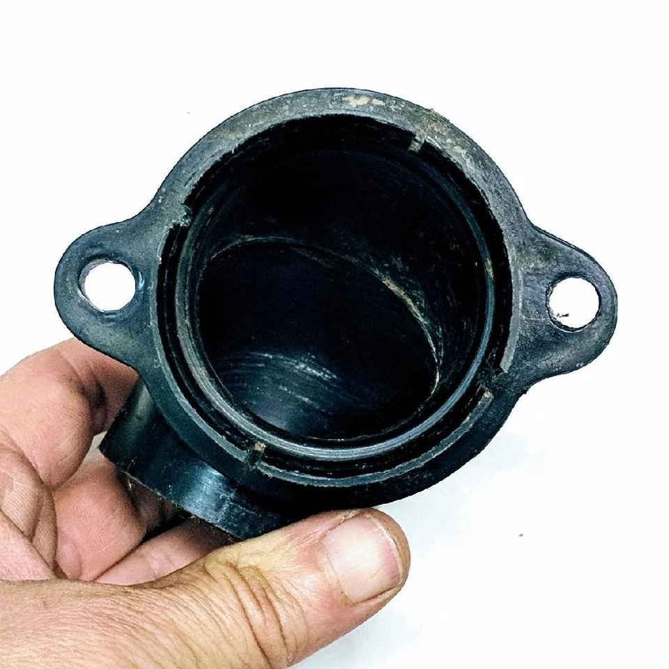 2x Porsche 914.572.265.10 1972-1976 914-4 914-6 Air Vent Hose Coupler Elbow OEM - Image 4 of 4