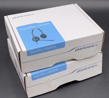 [Lot of 2] PLANTRONICS PL-HW261N 64339-31 Wired SupraPlus Headset NEW OPEN BOX