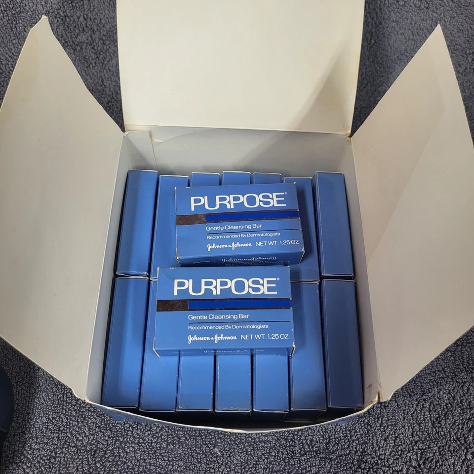 New Johnson & Johnson Purpose Gentle Cleansing Bar Lot 16 Mini Bars 1.25 oz Each - Image 3 of 4