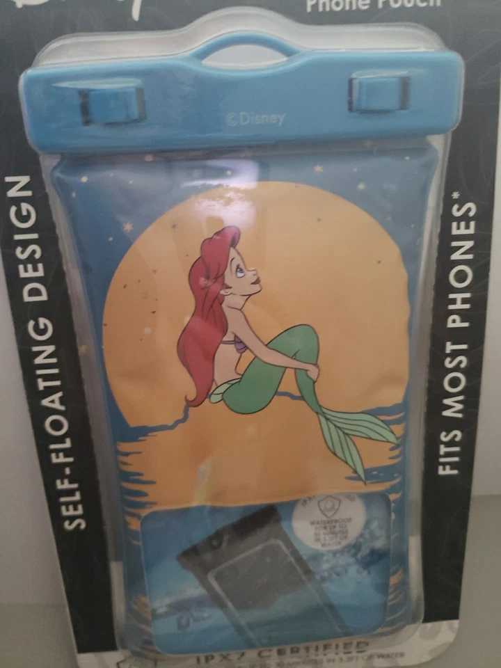 Nova Capa Telefone Disney Impermeável Ariel Pequena Sereia Design Autoflutuante IPX7 - Imagem 2 de 4