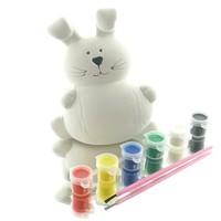 Kaemingk Sparschwein Hase Weiß 11,8 Cm - Keramik
