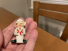 Vintage Tiny Holt Howard Christmas Winking Elf Figurine 1958