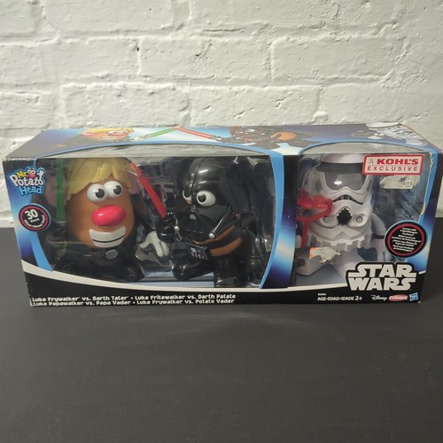 Mr Potato Head Hasbro 3 Piece Set Stormtrooper Luke Darth Tater Star Wars 2015
